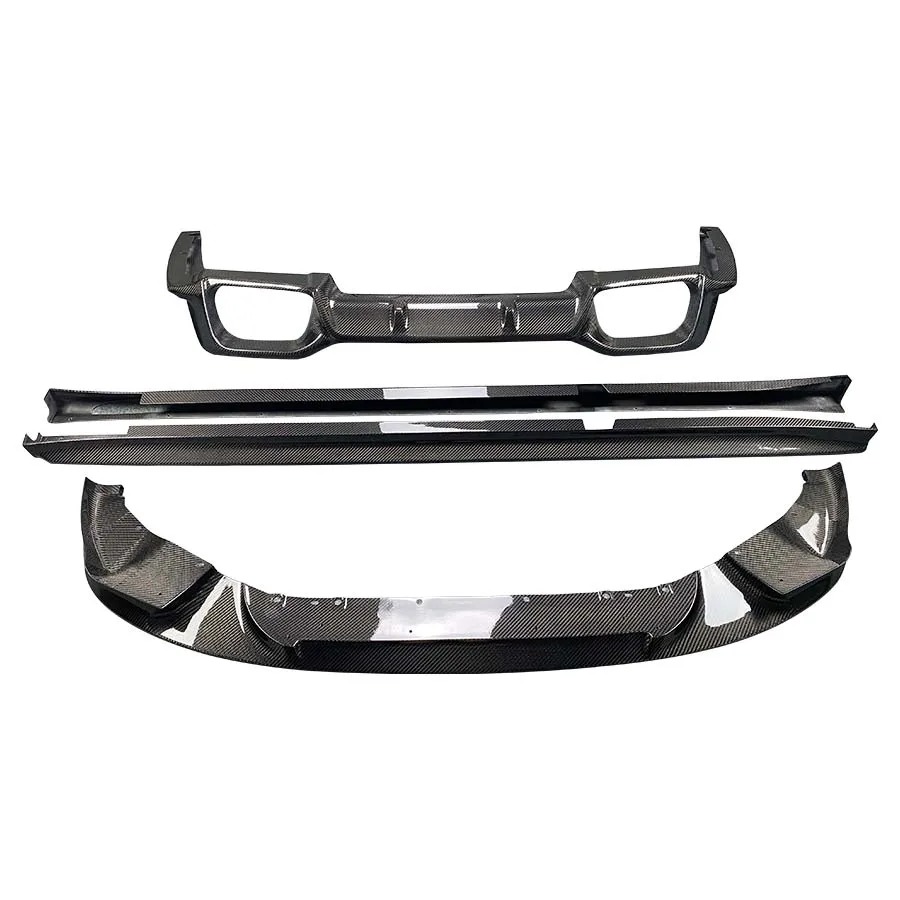 New 3D Wet Vacuum Carbon Fiber Body Kits for X4M F98 2017-2023 Front Lip Splitters Side Skirts Rear Diffuser Bumper